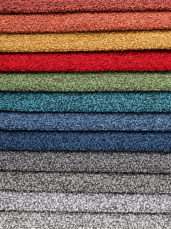 Polyester benang loop karang dan kain sofa linen