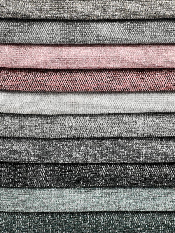 Sofa Musa dalam warna polos kain linen katun halus